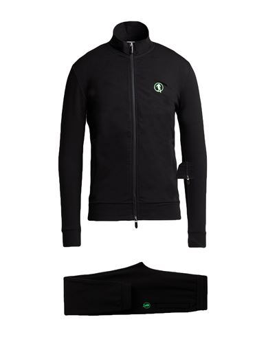 Bikkembergs Man Tracksuit Black Size Xs Cotton, Elastane In Black