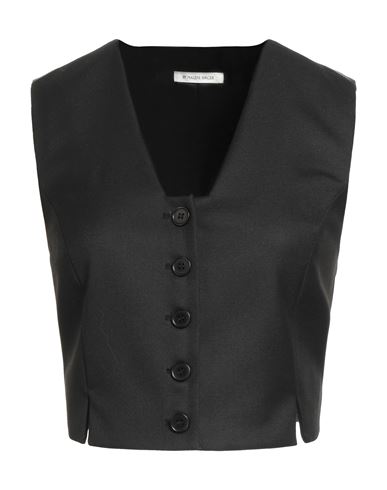 By Malene Birger Bettas Recycled-blend Twill Waistcoat In Black