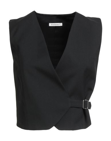 By Malene Birger Woman Tailored Vest Black Size 4 Recycled Polyester, Viscose, Elastane In Black
