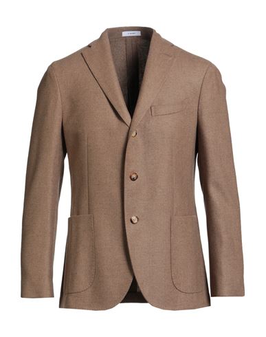 Boglioli Man Blazer Camel Size 46 Virgin Wool, Cashmere In Sand