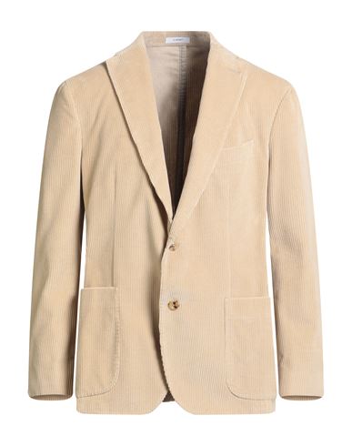Boglioli Man Blazer Beige Size 40 Cotton In Sand