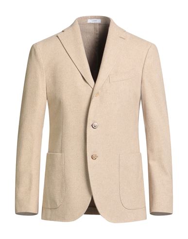 Boglioli Man Blazer Beige Size 44 Cotton In Sand