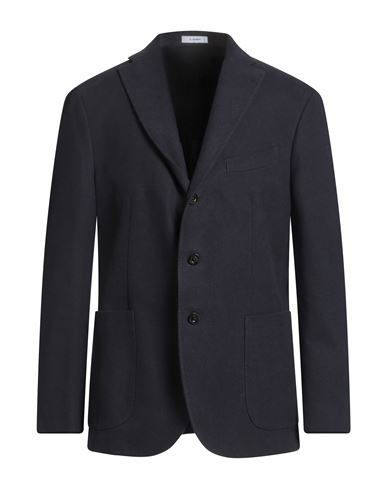 Boglioli Man Blazer Midnight Blue Size 40 Cotton