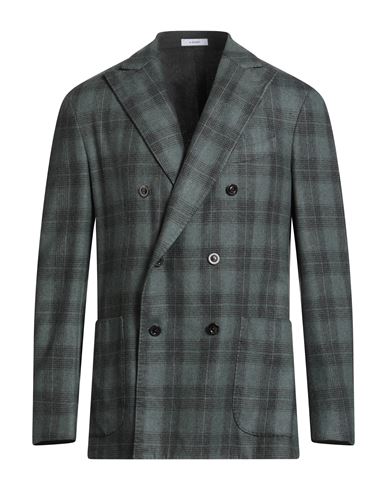 Boglioli Man Blazer Dark Green Size 40 Wool, Polyamide