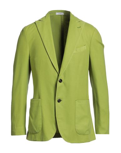 Boglioli Man Blazer Lime Green Size 38 Wool