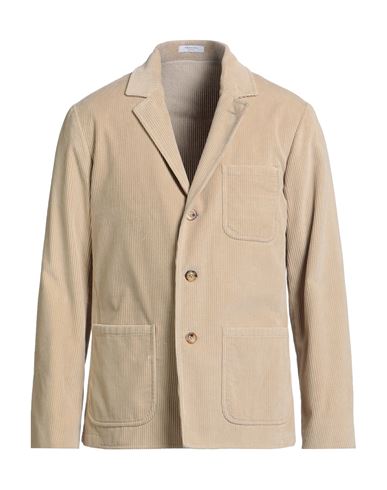 Boglioli Man Blazer Beige Size 40 Cotton In Sand