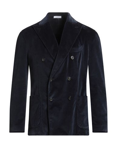 Boglioli Man Blazer Midnight Blue Size 44 Cotton