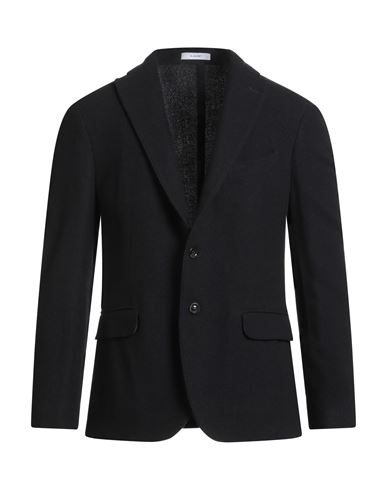 Boglioli Man Blazer Black Size 48 Virgin Wool, Polyamide, Silk