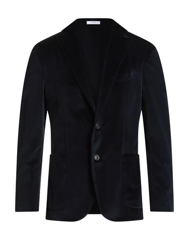 Boglioli Man Blazer Midnight Blue Size 46 Cotton
