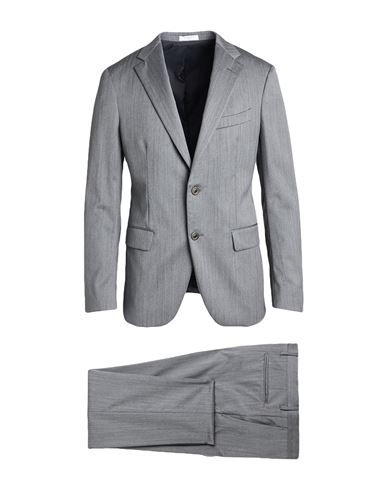 Boglioli Man Suit Grey Size 44 Virgin Wool In Gray