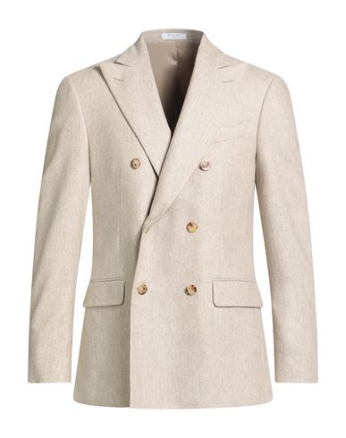 Boglioli Man Blazer Beige Size 40 Virgin Wool In Sand