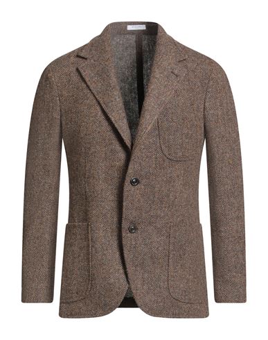 Boglioli Man Blazer Brown Size 42 Wool
