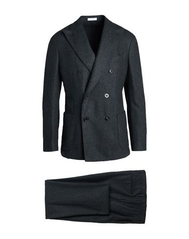 Boglioli Man Suit Charcoal Size 38 Virgin Wool In Gray