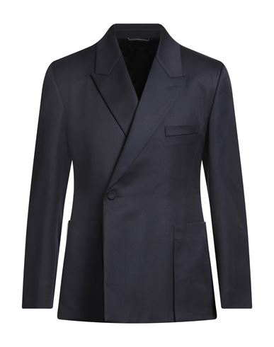 Dior Man Blazer Midnight Blue Size 38 Virgin Wool In Blue