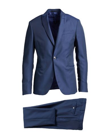 Pal Zileri Cerimonia Man Suit Blue Size 46 Wool, Polyester In Blue