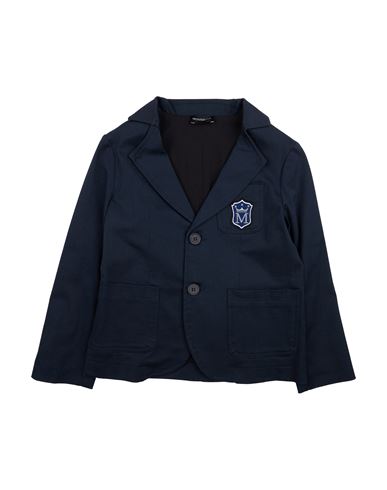 Monnalisa Toddler Boy Blazer Midnight Blue Size 6 Cotton, Elastane In Blue