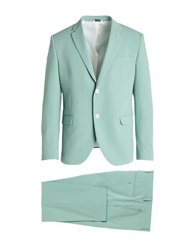 Alessandro Gilles Man Suit Sage Green Size 42 Wool, Viscose, Elastane