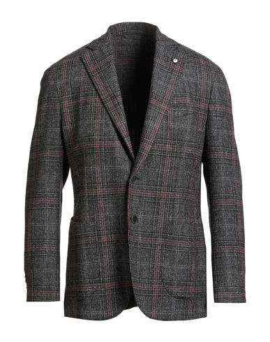 L.b.m 1911 L. B.m. 1911 Man Blazer Grey Size 40 Wool, Polyester, Polyamide, Viscose In Gray
