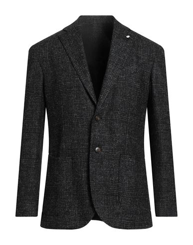 L.b.m 1911 L. B.m. 1911 Man Blazer Black Size 38 Wool, Polyester, Polyamide, Viscose In Black