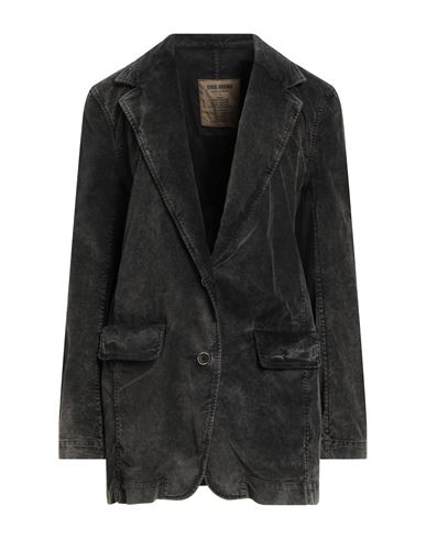 Woman Blazer Charcoal Size 8 Polyester, Viscose, Wool, Elastane