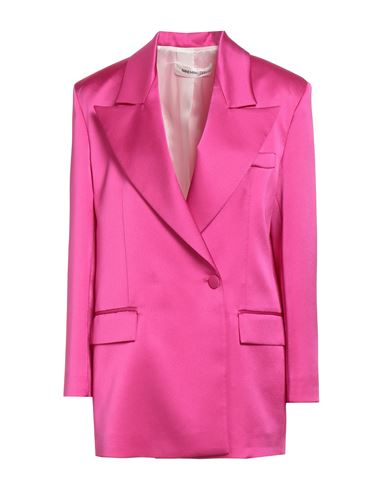 Nineminutes Woman Blazer Fuchsia Size 4 Polyester, Elastane, Viscose In Pink