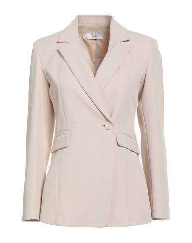 Kaos Woman Blazer Beige Size 10 Polyester In Neutral