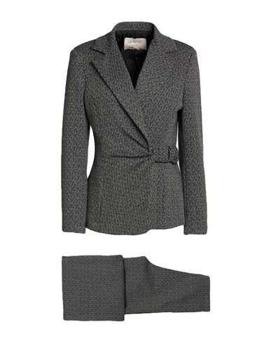 Kaos Jeans Woman Suit Black Size 8 Polyester, Cotton, Metallic Polyester, Polyamide, Elastane In Gray