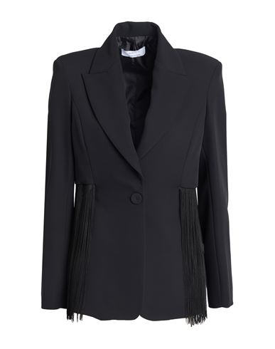 Kaos Woman Blazer Black Size 12 Polyester In Black
