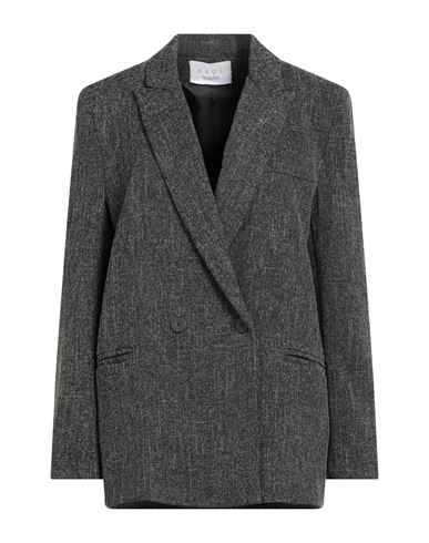 Kaos Woman Blazer Black Size 12 Polyester, Viscose, Elastane In Gray