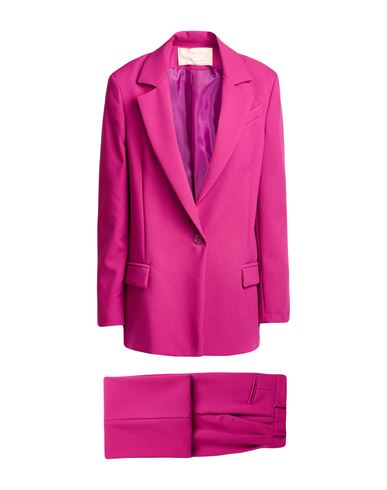 Kaos Jeans Woman Co-ord Magenta Size 8 Polyester, Viscose, Elastane In Pink