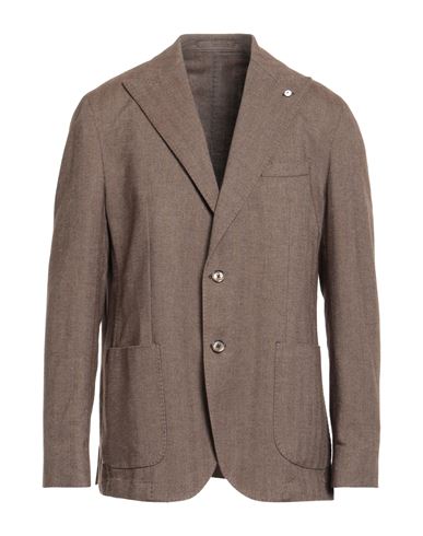 L.b.m 1911 L. B.m. 1911 Man Blazer Brown Size 44 Cotton In Brown