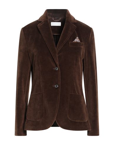 Circolo 1901 Woman Blazer Brown Size 8 Cotton, Polyester