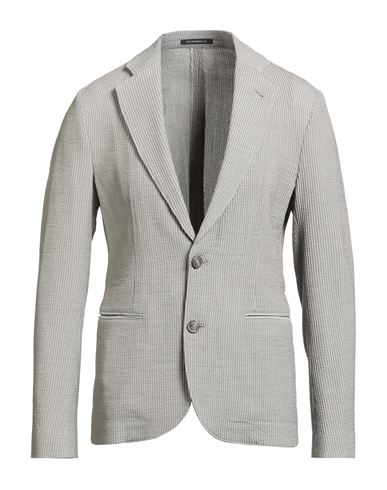 Man Blazer Beige Size 40 Cotton, Polyester, Acrylic
