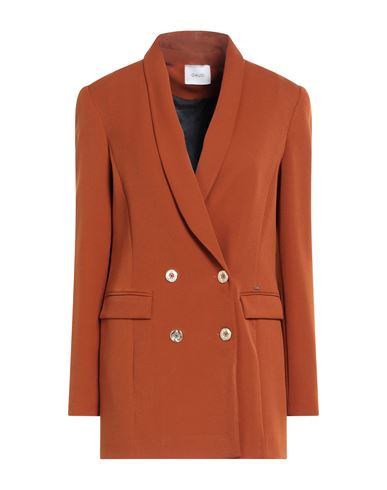 Gaudì Woman Blazer Copper Size 6 Polyester, Elastane In Orange