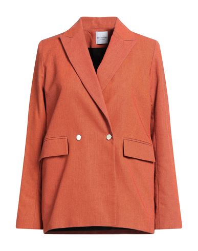 Roseanna Woman Blazer Rust Size 10 Cotton In Orange