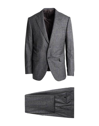 Caruso Man Suit Grey Size 42 Wool In Gray