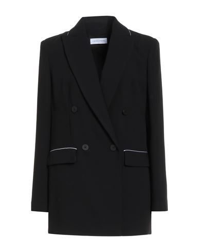Caractere Caractère Woman Blazer Black Size 12 Polyester