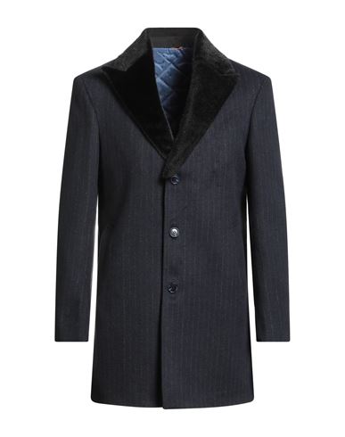Suit Sartoria Man Blazer Navy Size 48 Wool, Polyester In Blue