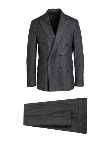 Suit Sartoria Man Suit Charcoal Size 44 Pes, Viscose, Elastane In Gray