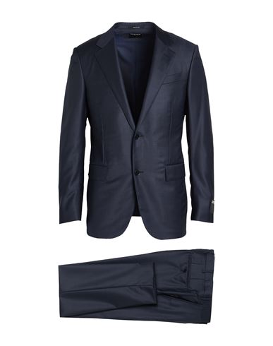 Zegna Man Suit Midnight Blue Size 40 Wool In Blue