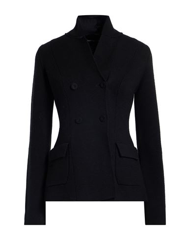 Fabiana Filippi Woman Blazer Black Size 4 Virgin Wool In Black