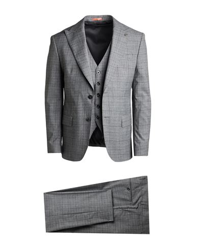 Suit Sartoria Man Suit Charcoal Size 46 Pes, Viscose, Elastane In Gray