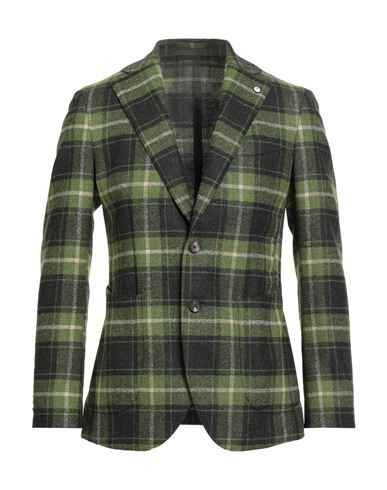 Luigi Bianchi Mantova Man Blazer Green Size 42 Wool In Green