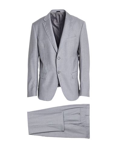 Breras Milano Man Suit Grey Size 48 Virgin Wool In Gray