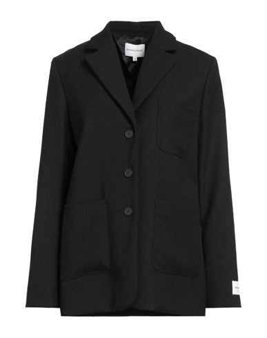 Maison Kitsuné Texturierter Blazer In Black