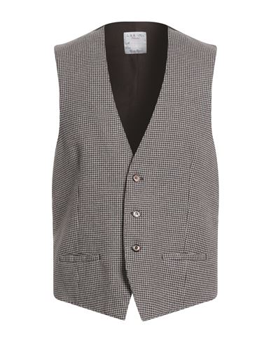 L.b.m 1911 L. B.m. 1911 Man Tailored Vest Brown Size 46 Cotton In Blue