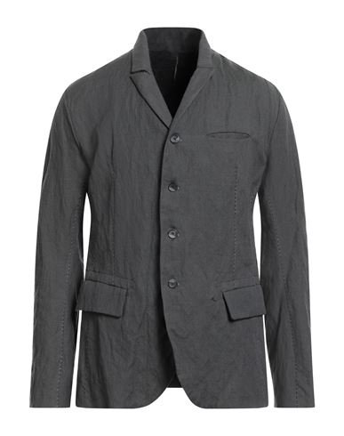 Masnada Man Blazer Grey Size 40 Cotton, Wool, Metal In Gray