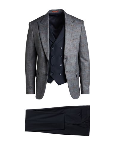 Suit Sartoria Man Suit Grey Size 42 Wool, Viscose, Polyester In Gray