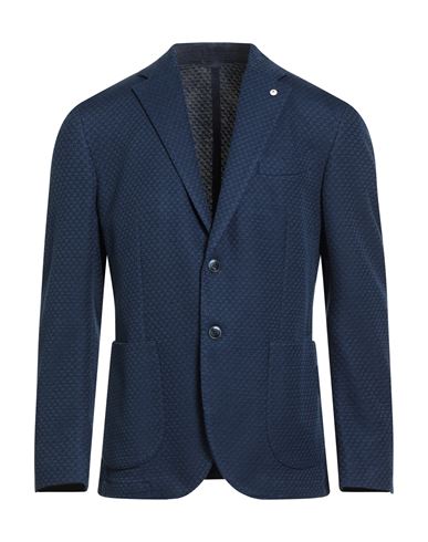L.b.m 1911 L. B.m. 1911 Man Blazer Navy Size 46 Cotton In Blue