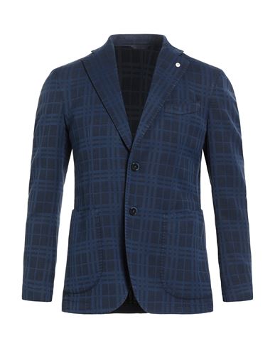 Man Blazer Navy Size 46 Cashmere, Silk